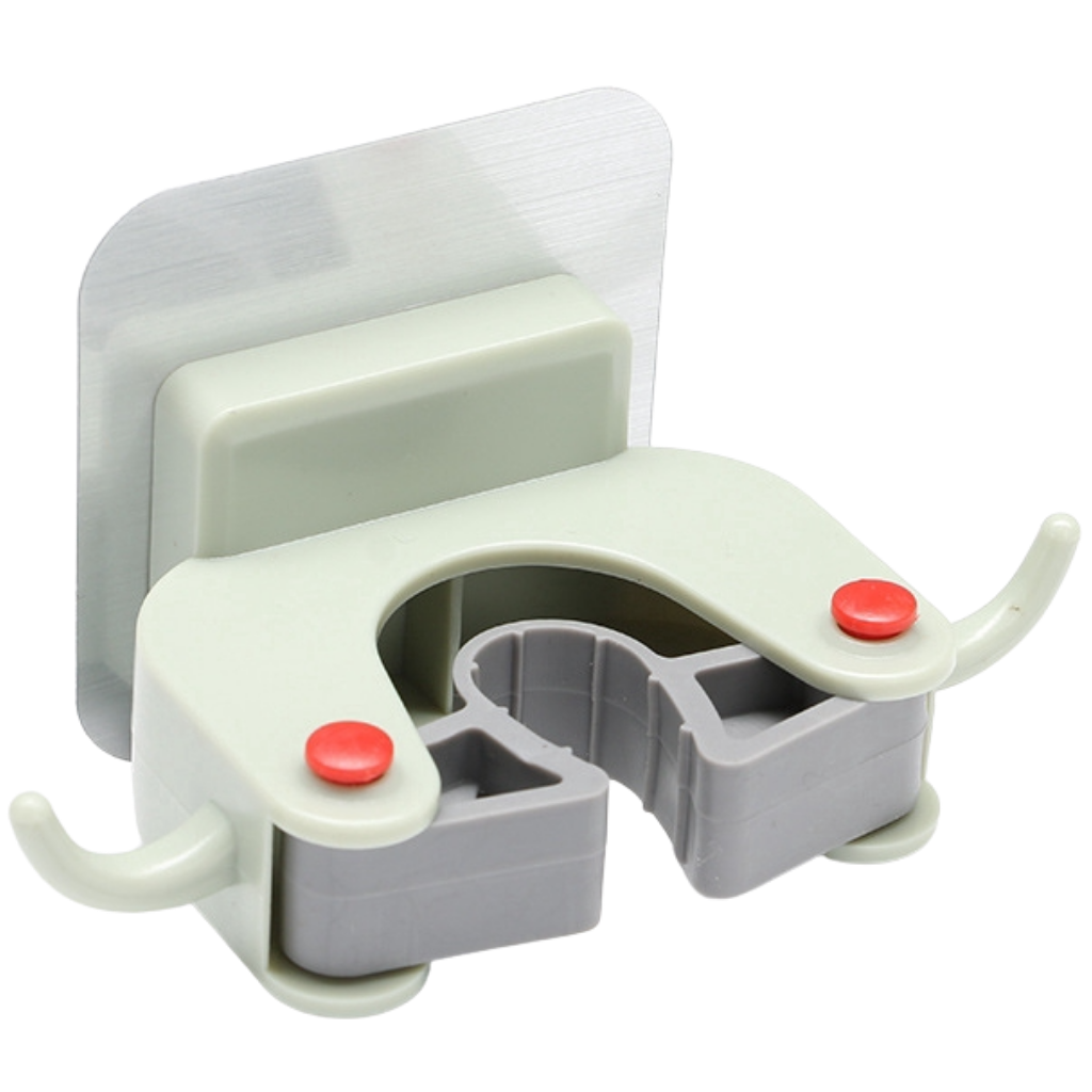 Wandmontierter Besenhalter