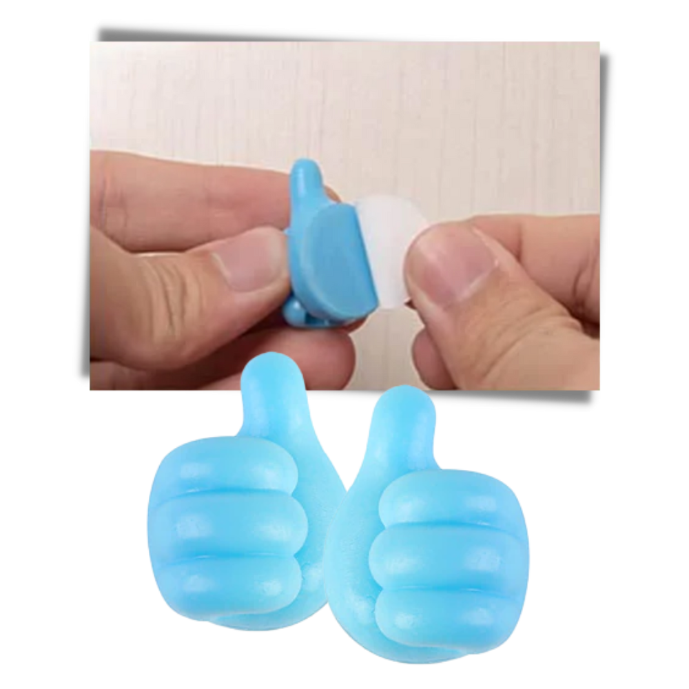 20er-Pack Daumen hoch Wandhaken - Ozerty