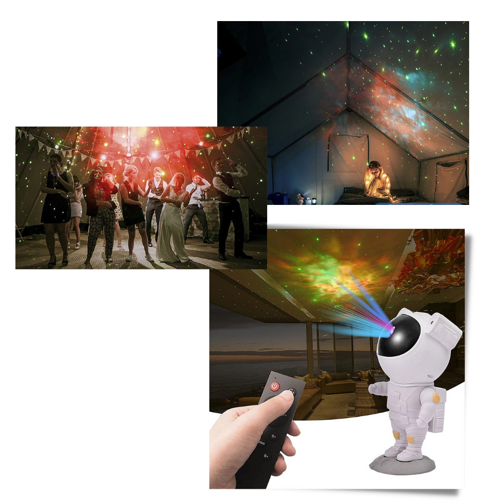 Astronaut Projektor Nachtlampe - Ozerty