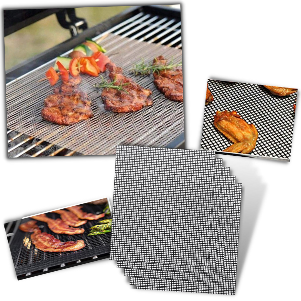 5-teilige Antihaft BBQ-Matte - Ozerty