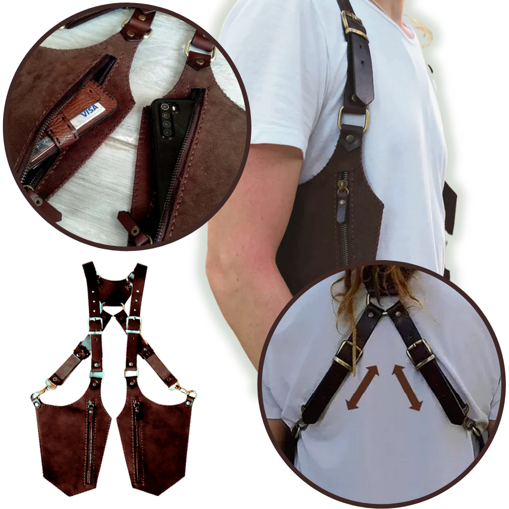 Diebstahlsichere Vintage-Tasche - Ozerty