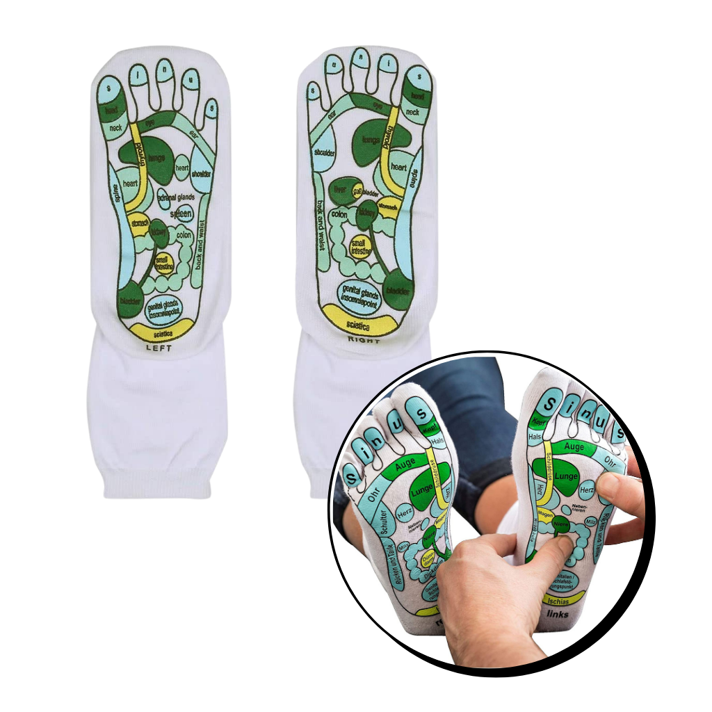 Akupressur-Reflexzonenmassage-Socken - Ozerty