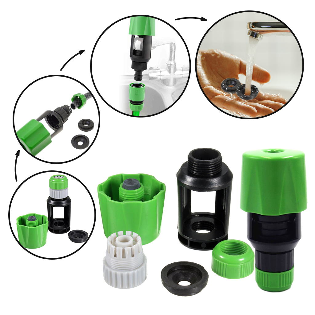 Universal-Verbindungsstück zwischen Gartenschlauch und Küchenarmatur - Ozerty