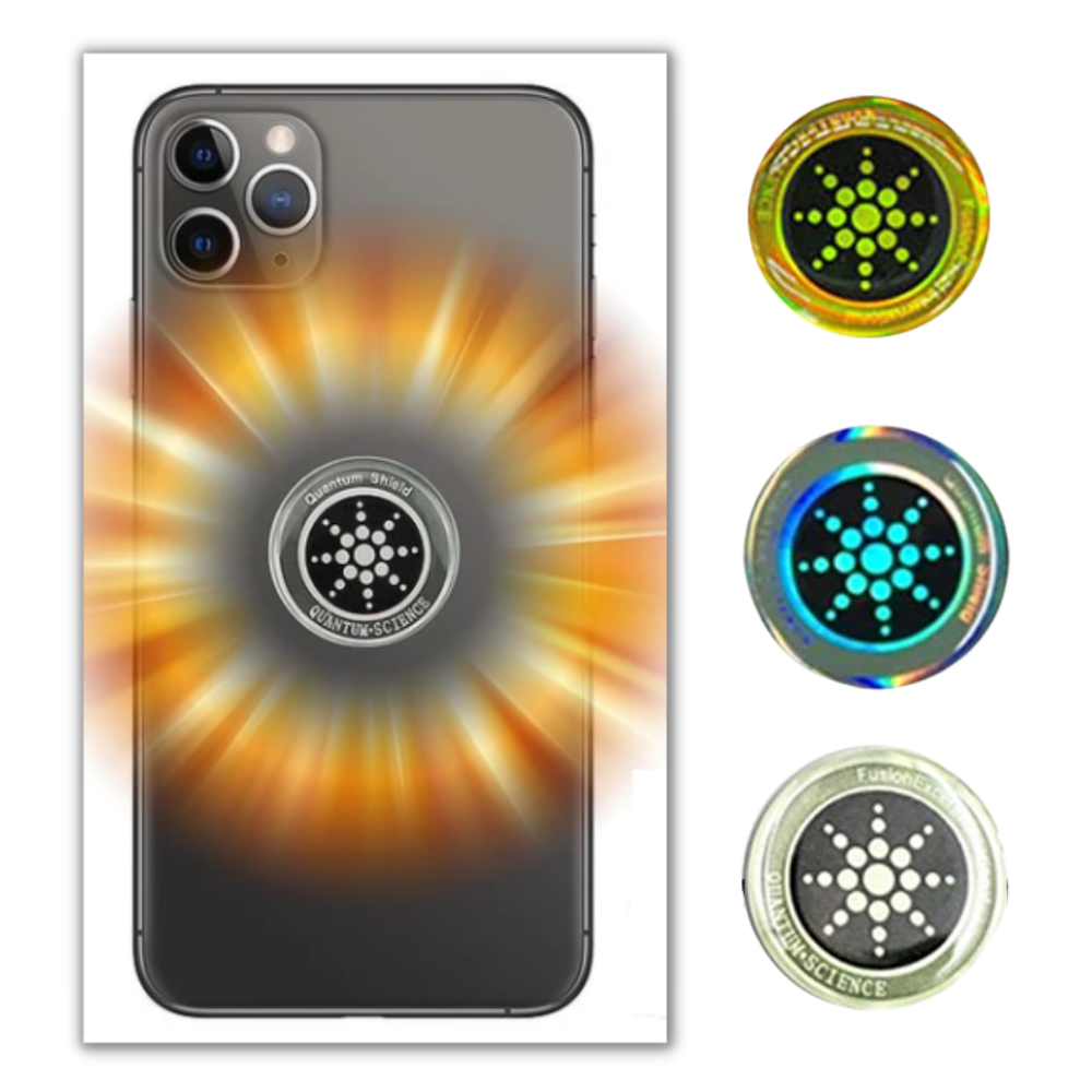 Packung mit 6 Anti-Strahlungs-Aufklebern - Ozerty