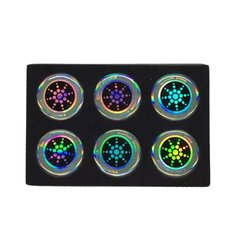 Packung mit 6 Anti-Strahlungs-Aufklebern