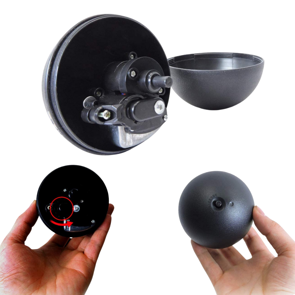 Automatisch beweglicher Rollball für Hunde mit auswechselbaren Bezügen - Ozerty