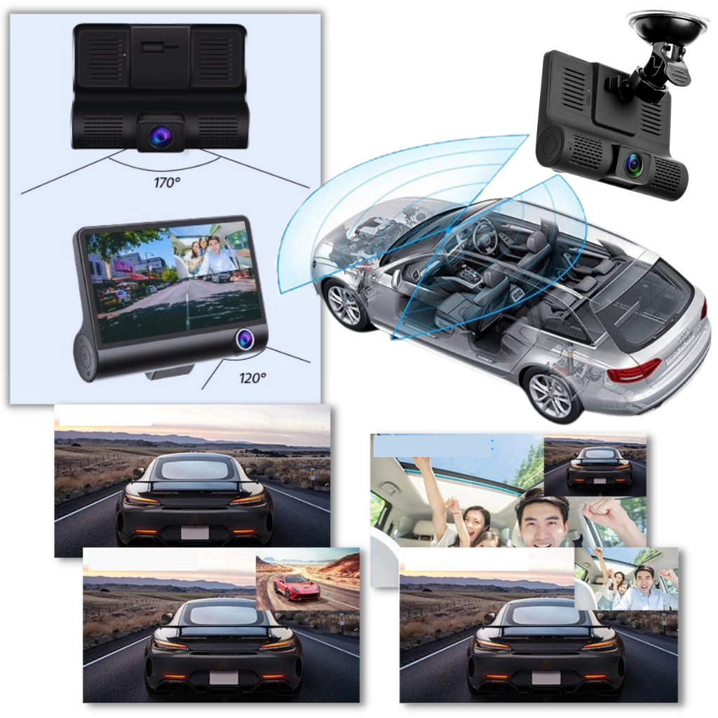 Full HD Auto DVR Dashcam Kamera - Ozerty