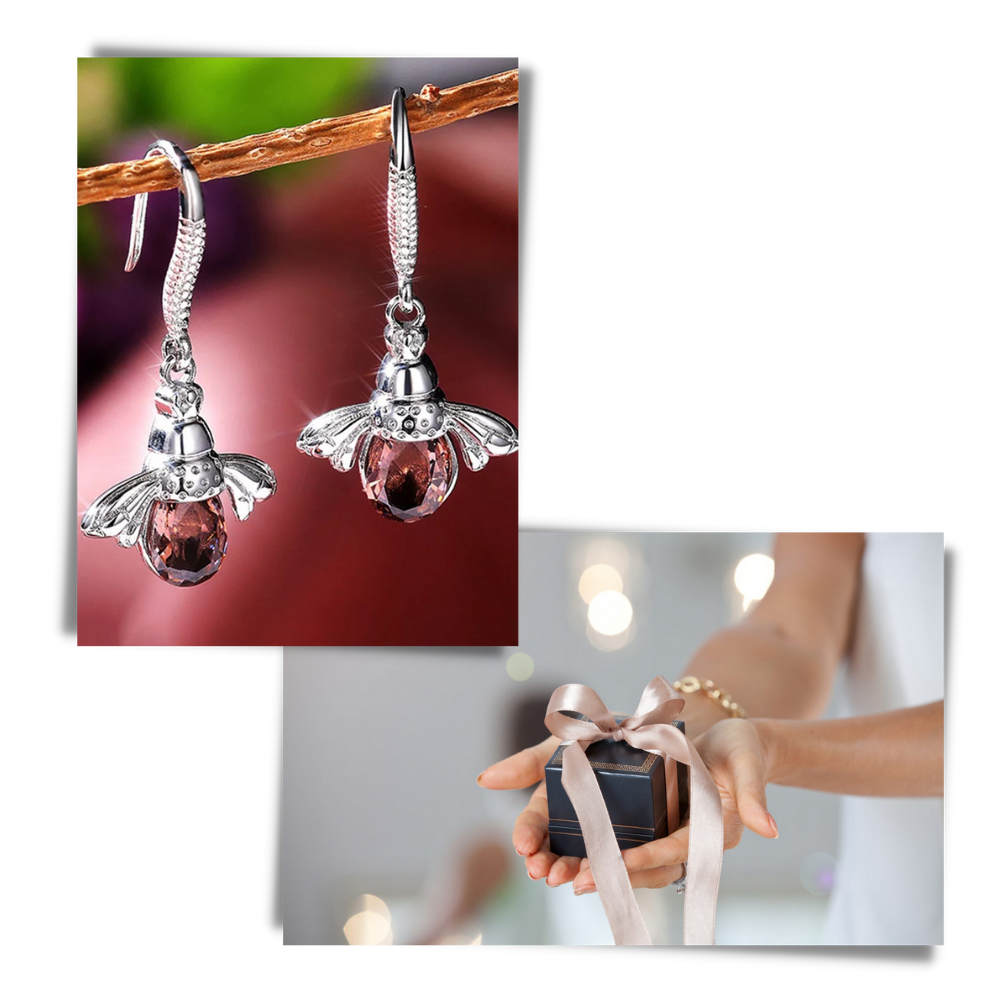 Ohrringe in Bienenform - Ozerty