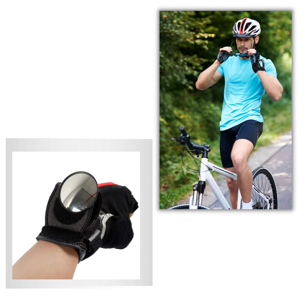 Handgelenk-Rückspiegel für Fahrräder - Ozerty