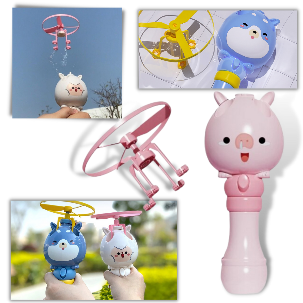 2-in-1 Spielzeug-Seifenblasenmaschine - Ozerty