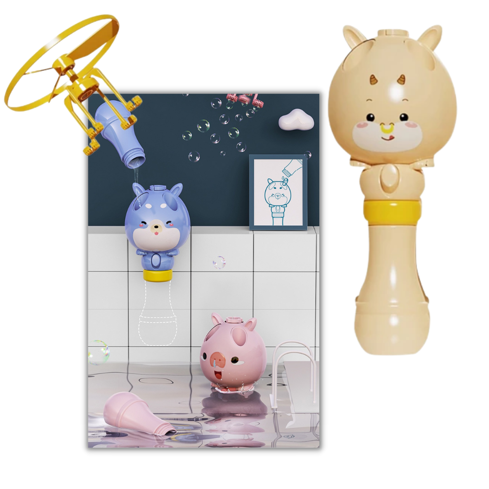 2-in-1 Spielzeug-Seifenblasenmaschine - Ozerty