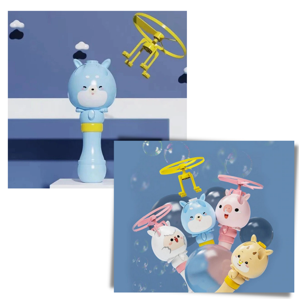 2-in-1 Spielzeug-Seifenblasenmaschine - Ozerty