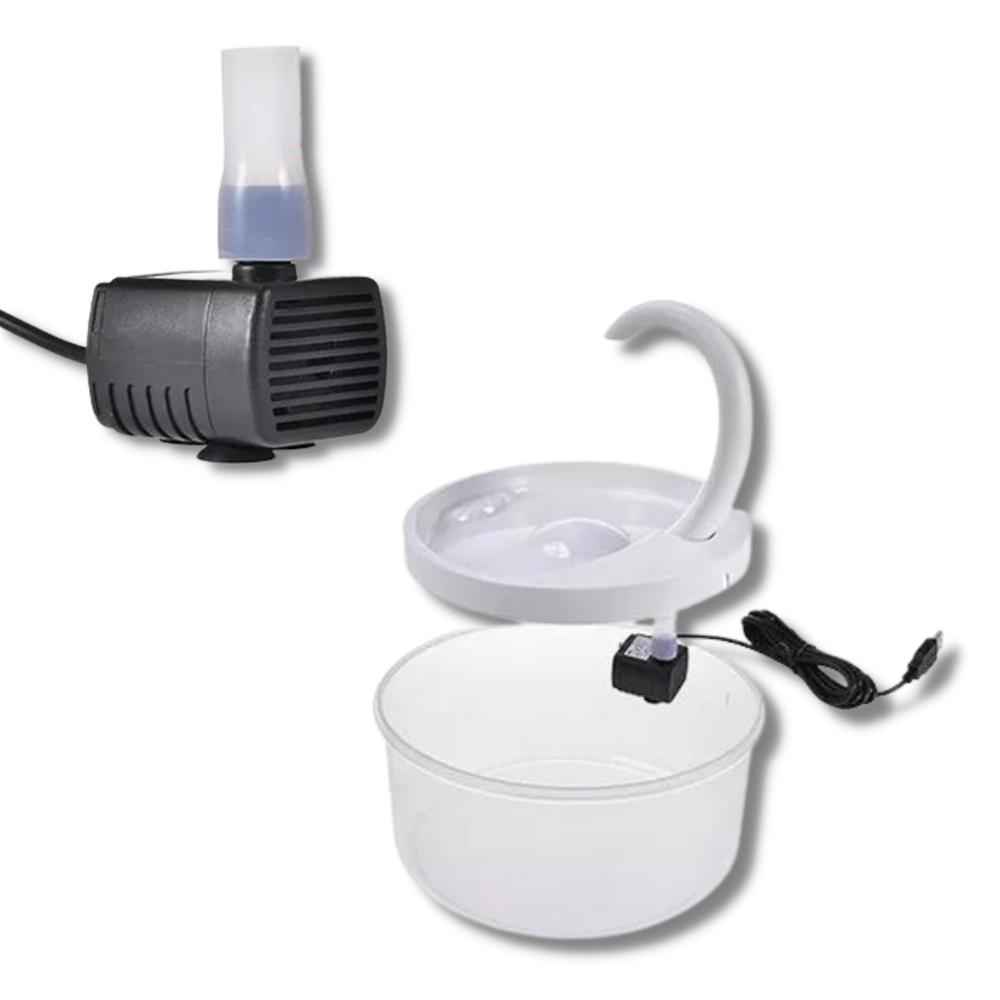 Automatischer Wasserbrunnen für Katzen mit LED-Licht - Ozerty