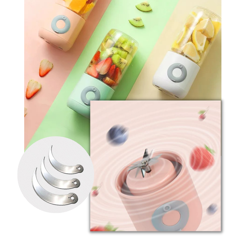 6 Schneidegeräte Mini Tragbarer Mixer Becher - Ozerty