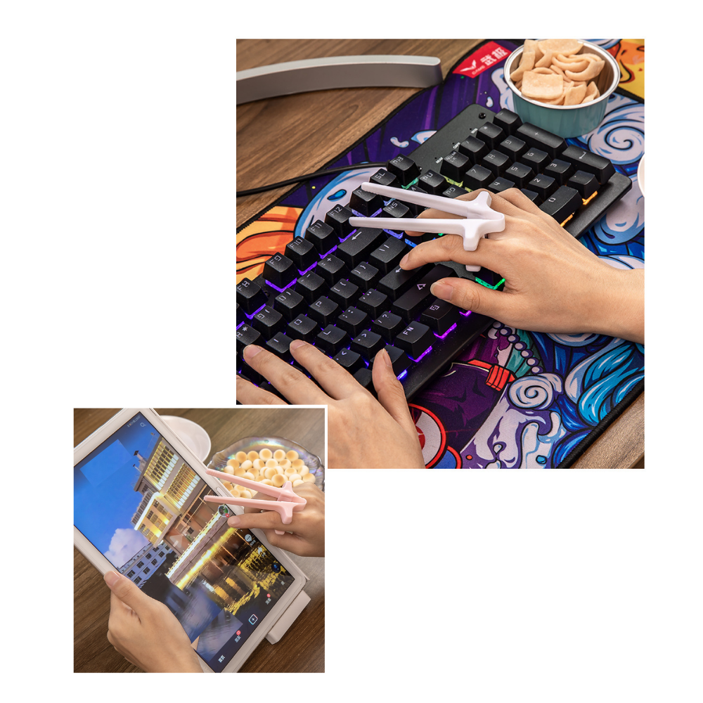 Ergonomische Finger-Essstäbchen - Ozerty