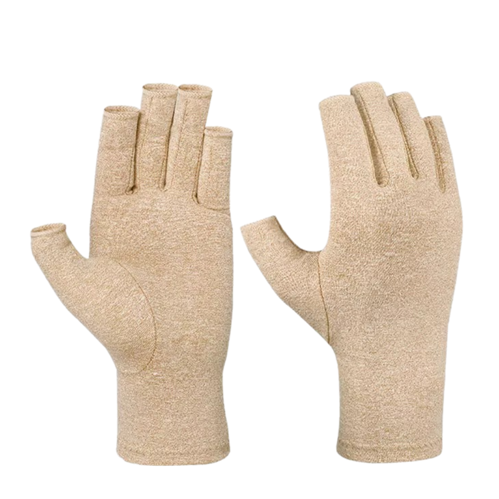 Compression gloves to relieve joint pain
