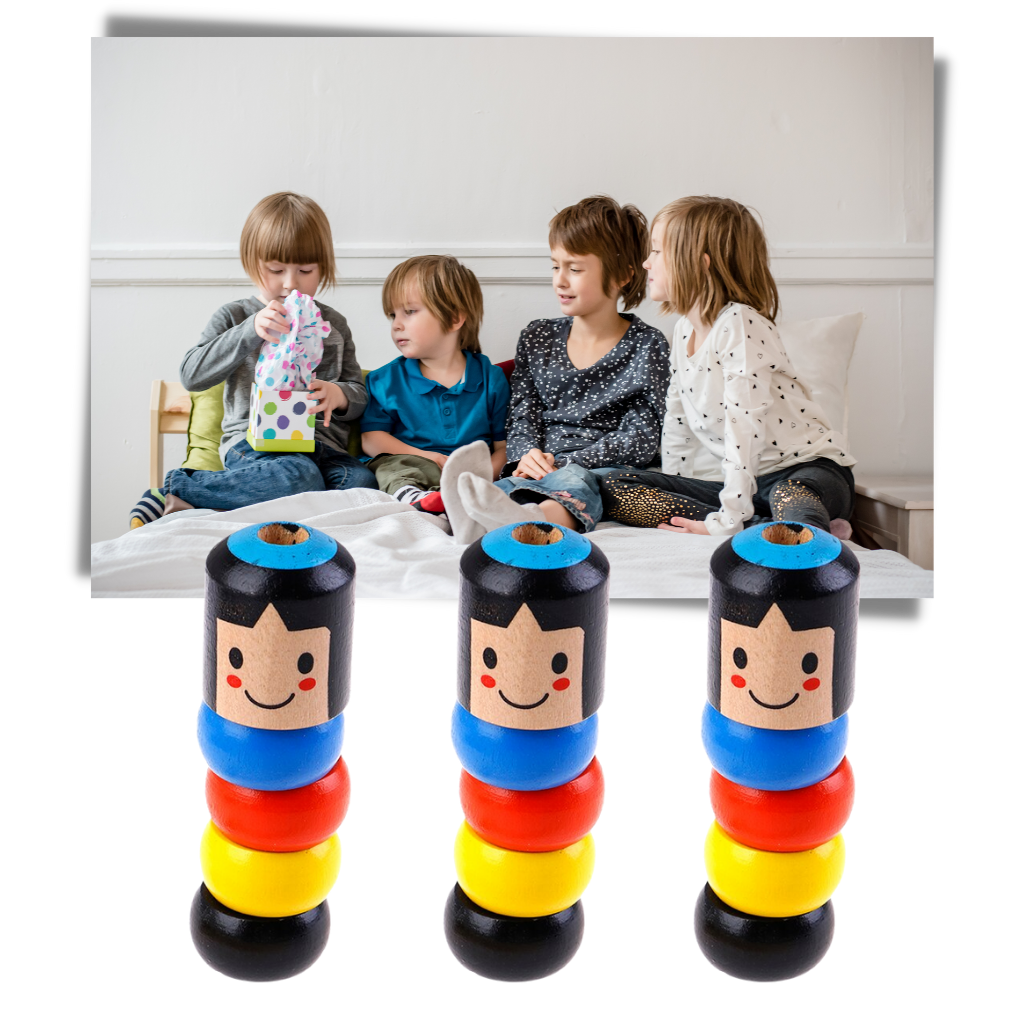 Magisches unzerbrechliches Holzmann-Spielzeug - Ozerty