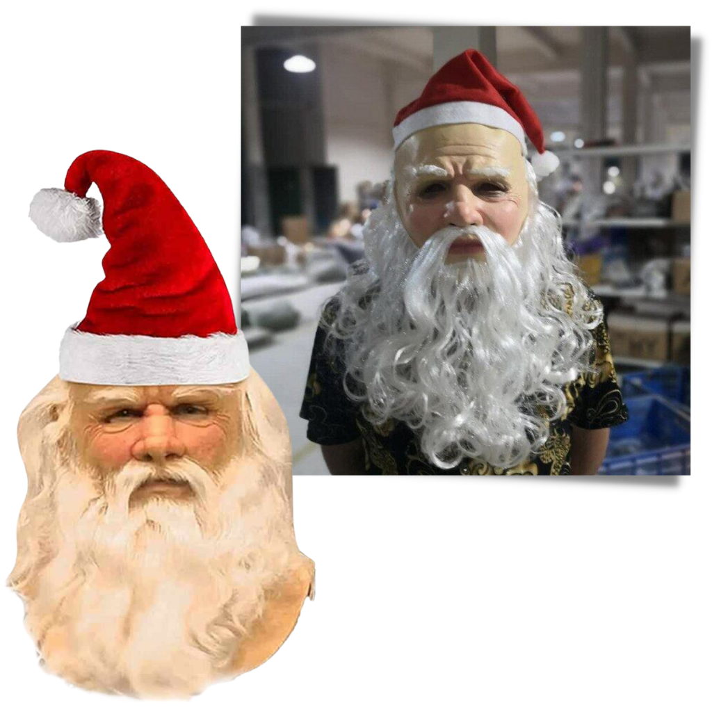 Cosplay Weihnachtsmann-Maske - Ozerty