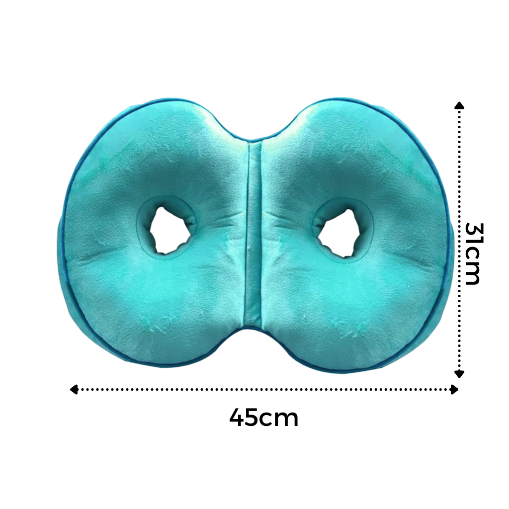 Doppeltes Sitzkissen für die Gesäßbacken - Ozerty