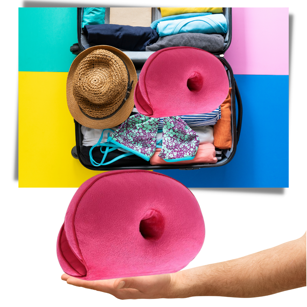 Doppeltes Sitzkissen für die Gesäßbacken - Ozerty