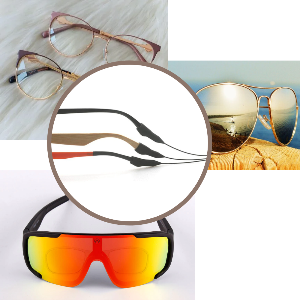 Verstellbarer Nackenriemen für Brillen - Ozerty