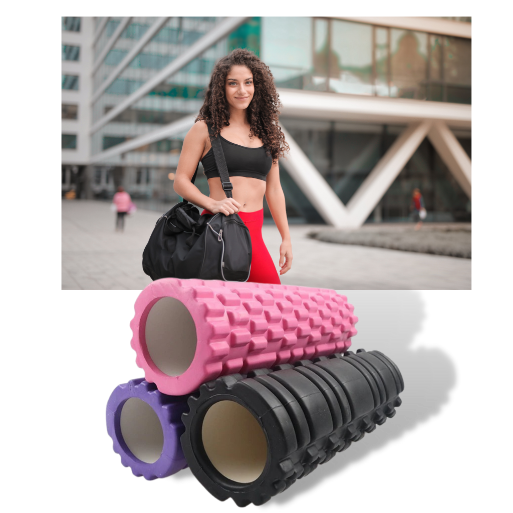Exercise massage foam roller
