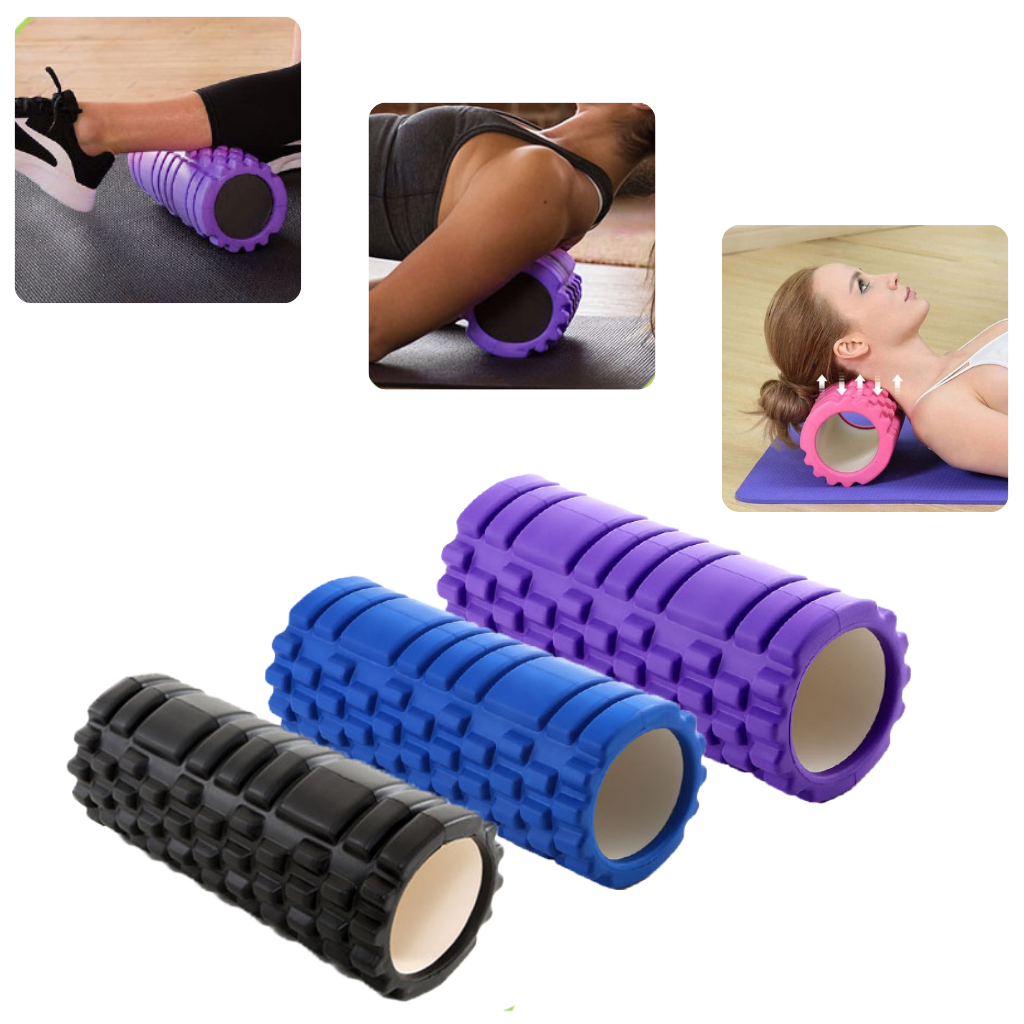 Exercise massage foam roller