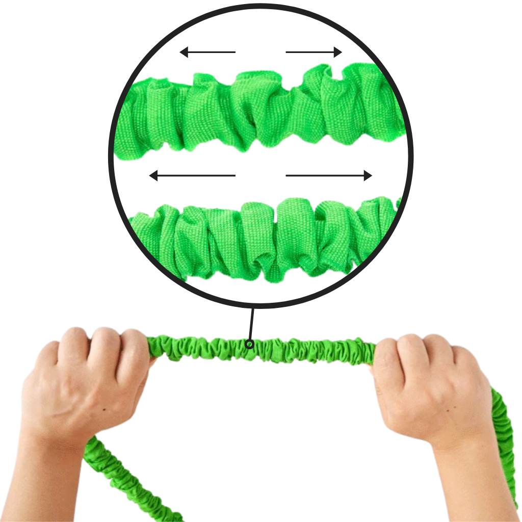 7,5 m dehnbarer Gartenschlauch mit Spritzpistole - Ozerty