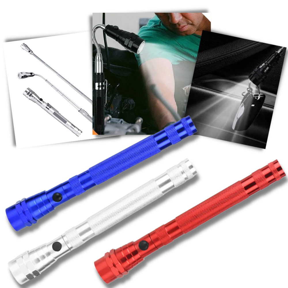 Magnetische Teleskop-LED-Taschenlampe - Ozerty