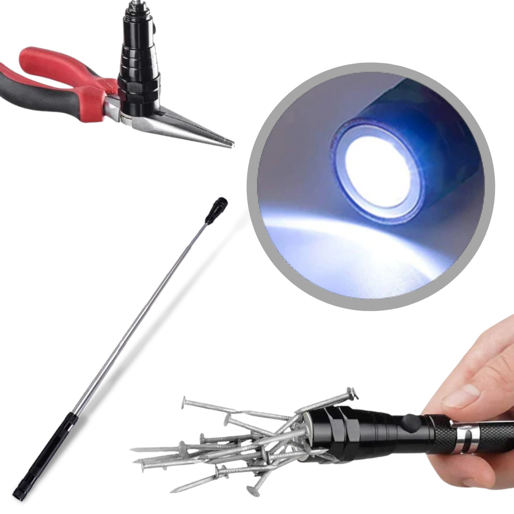 Magnetische Teleskop-LED-Taschenlampe - Ozerty