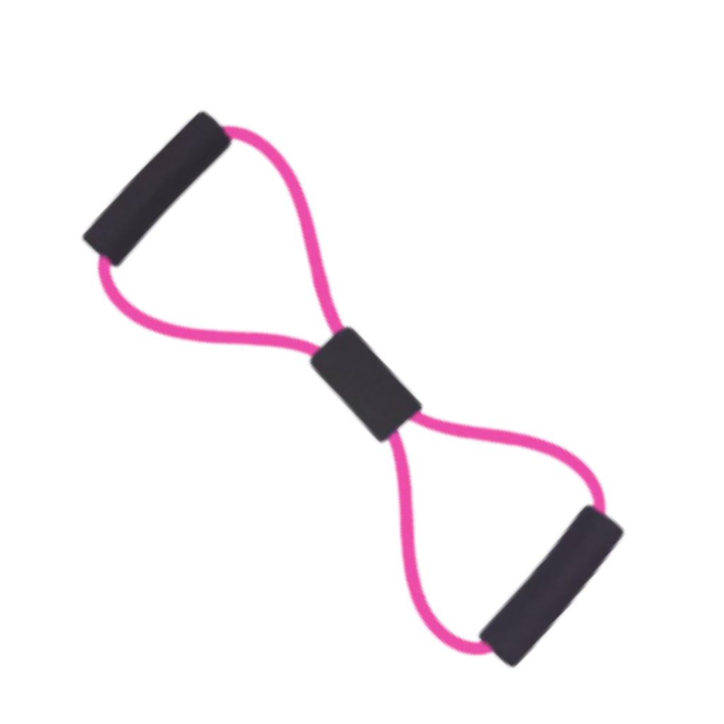 Figure 8 Fitness resistance band with handles