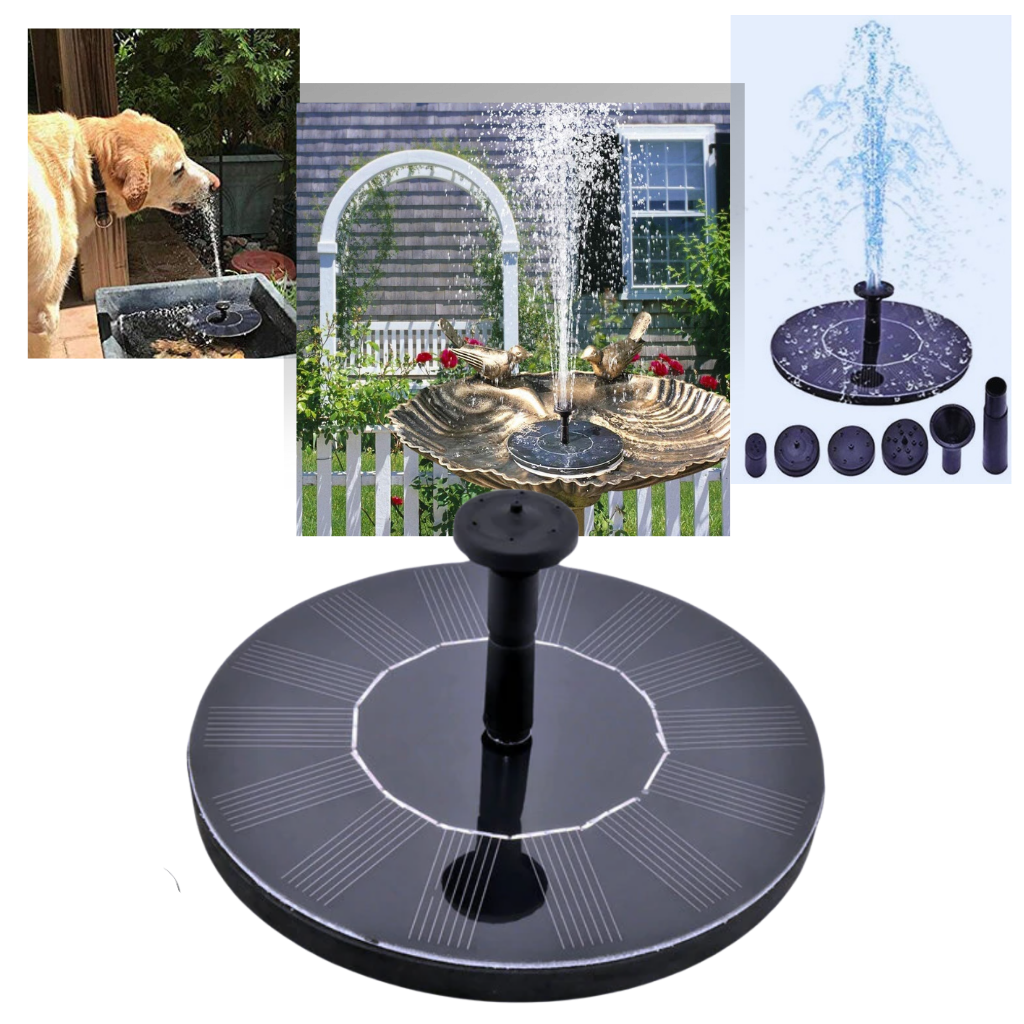 Schwimmende Solar-Wasserfontäne - Ozerty