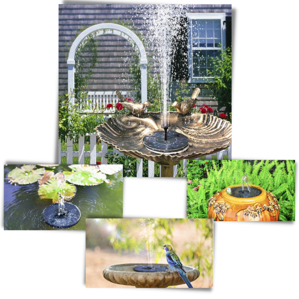 Schwimmende Solar-Wasserfontäne - Ozerty