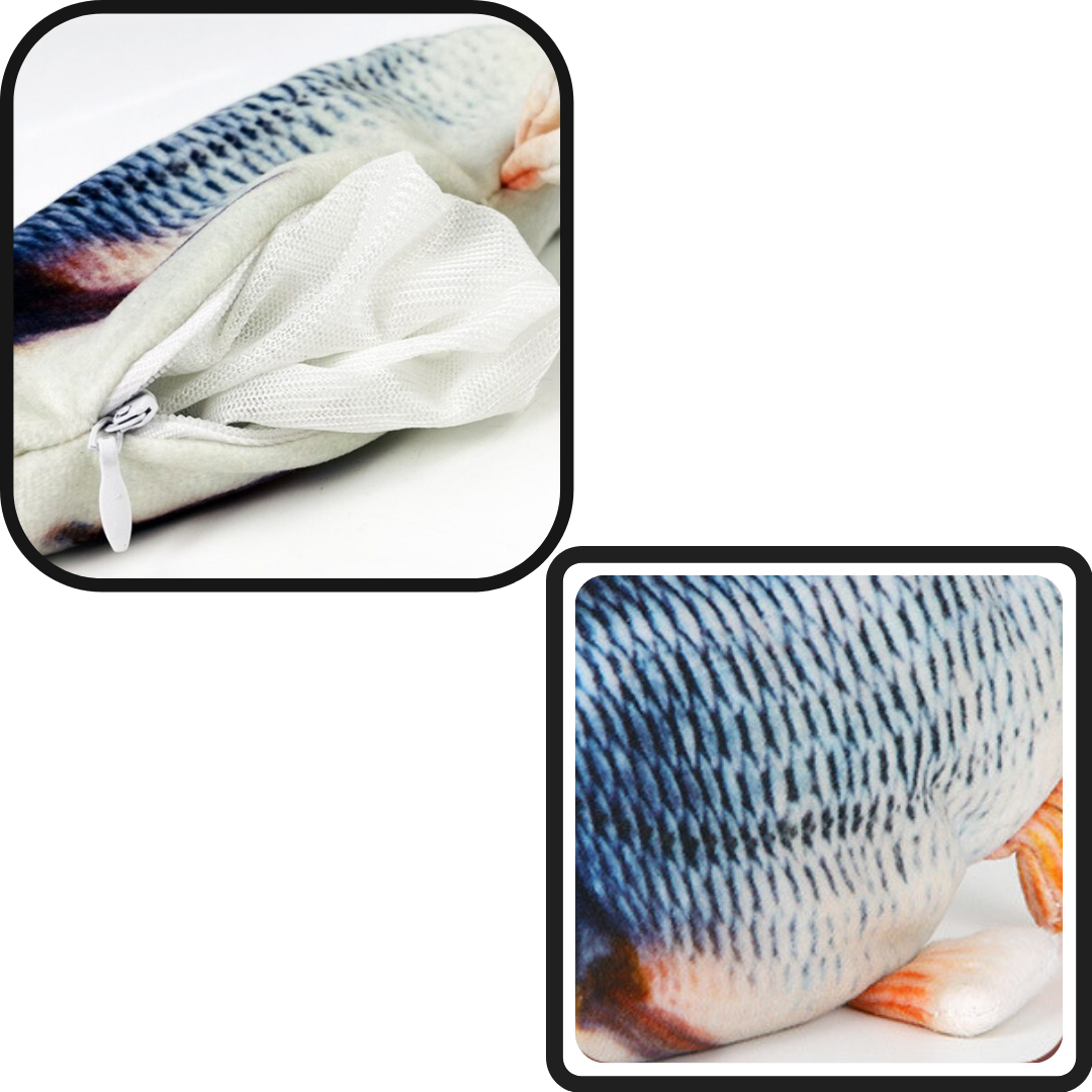 Floppender Fisch Katzenspielzeug - Ozerty