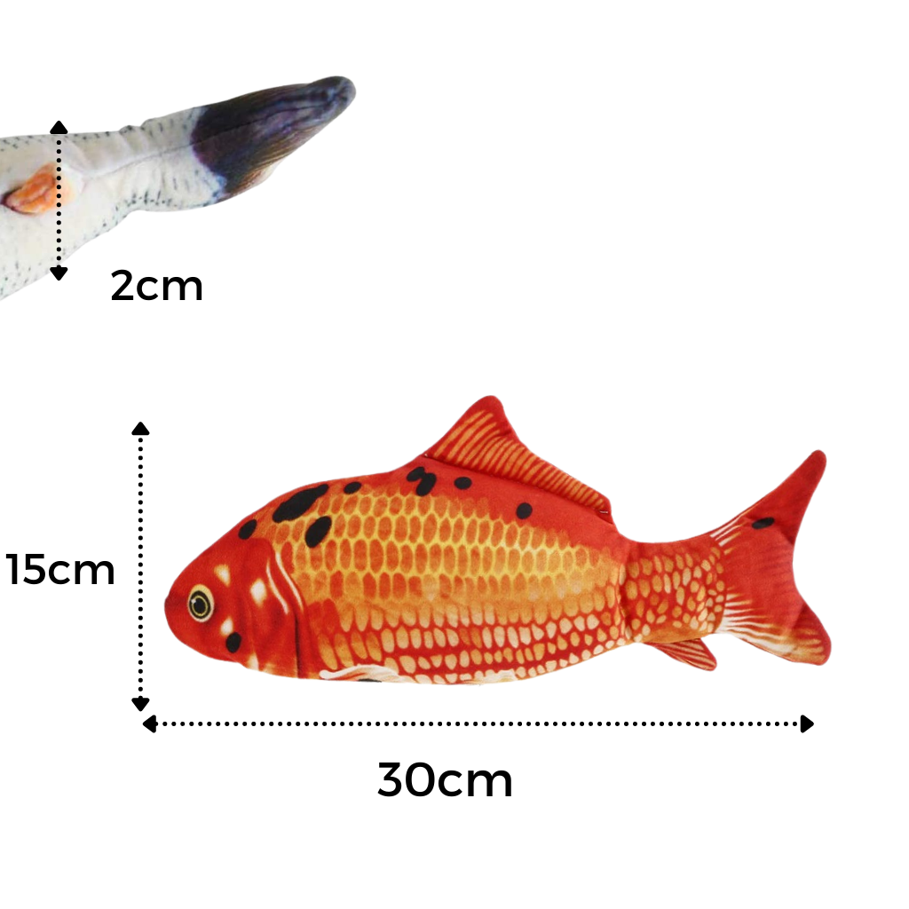 Floppender Fisch Katzenspielzeug - Ozerty