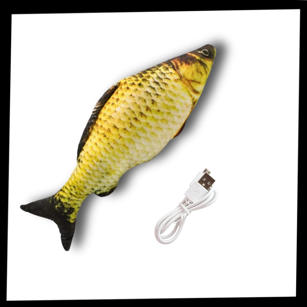 Floppender Fisch Katzenspielzeug - Ozerty