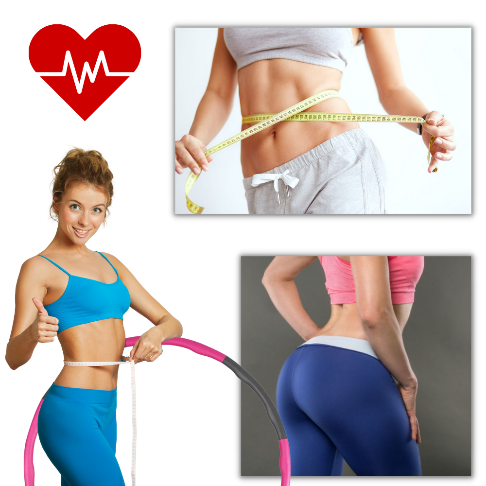 Gepolsterter Fitness-Hula-Hoop-Reifen Verstellbar  - Ozerty