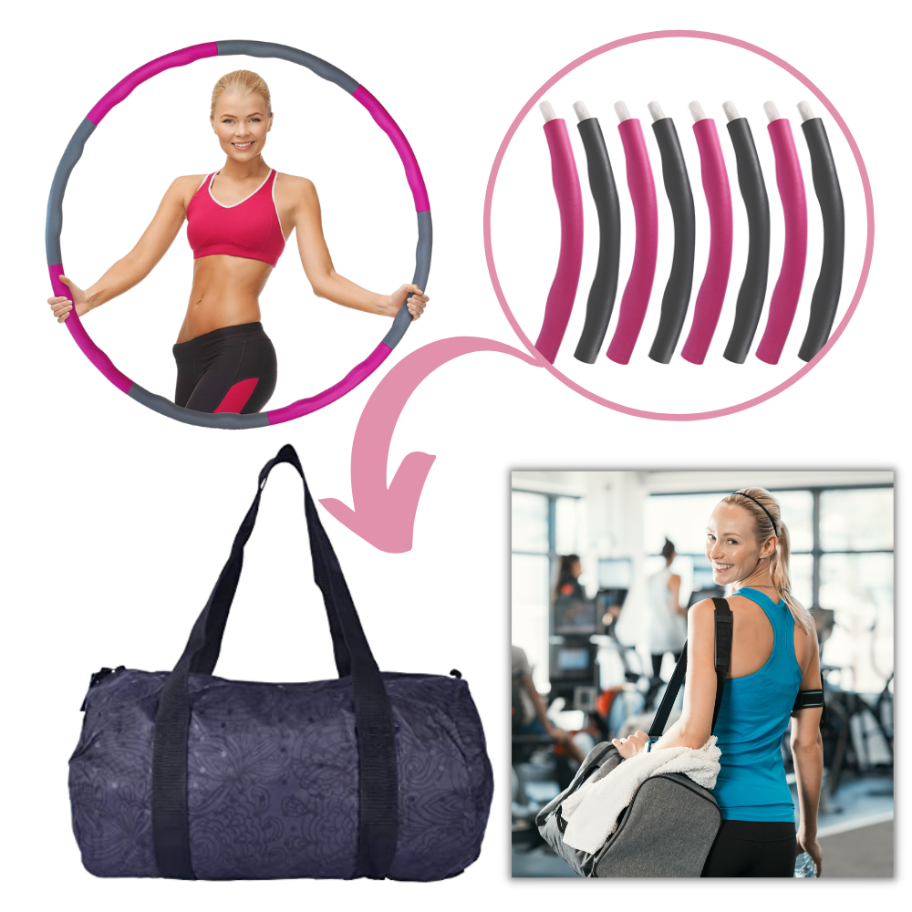 Gepolsterter Fitness-Hula-Hoop-Reifen Verstellbar  - Ozerty