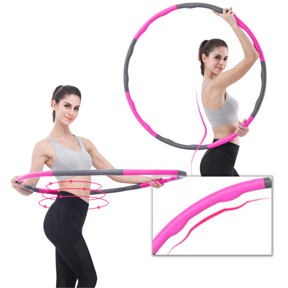 Gepolsterter Fitness-Hula-Hoop-Reifen Verstellbar  - Ozerty