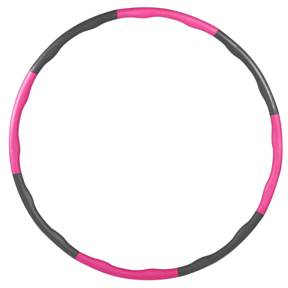 Padded fitness hula hoop adjustable