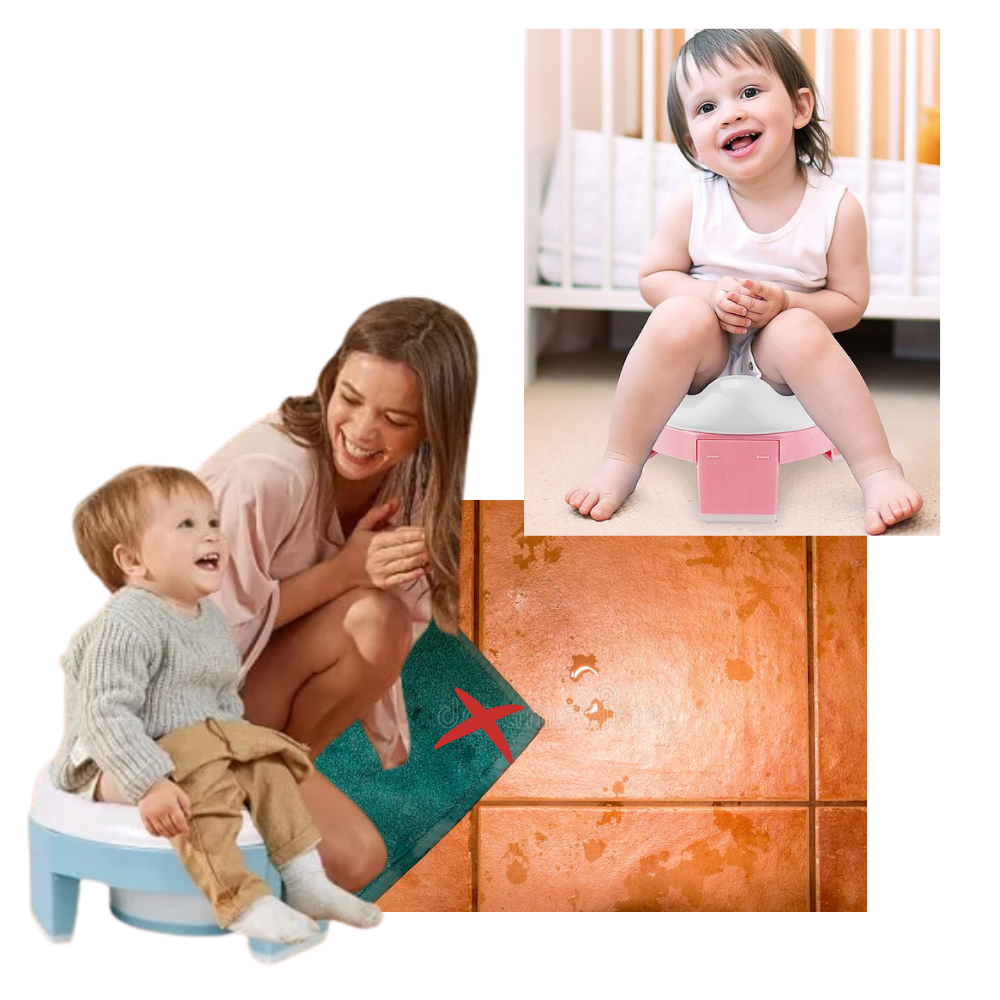 3 in 1 Kleinkind faltbarer Töpfchensitz - Ozerty