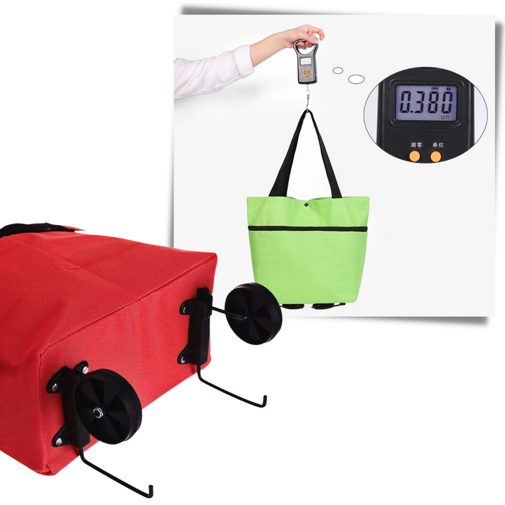 Faltbare Trolley-Lebensmitteltasche 30L - Ozerty