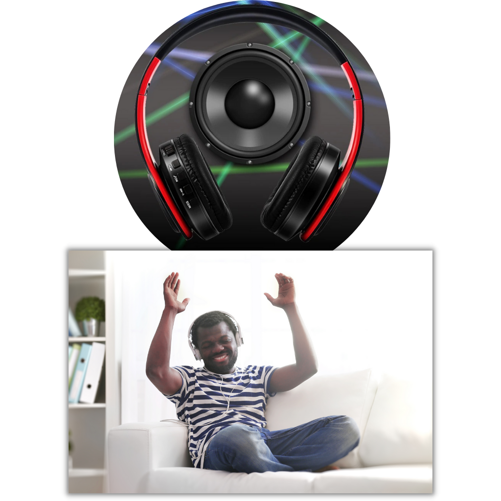 Zusammenklappbare Bluetooth-Kopfhörer - Ozerty