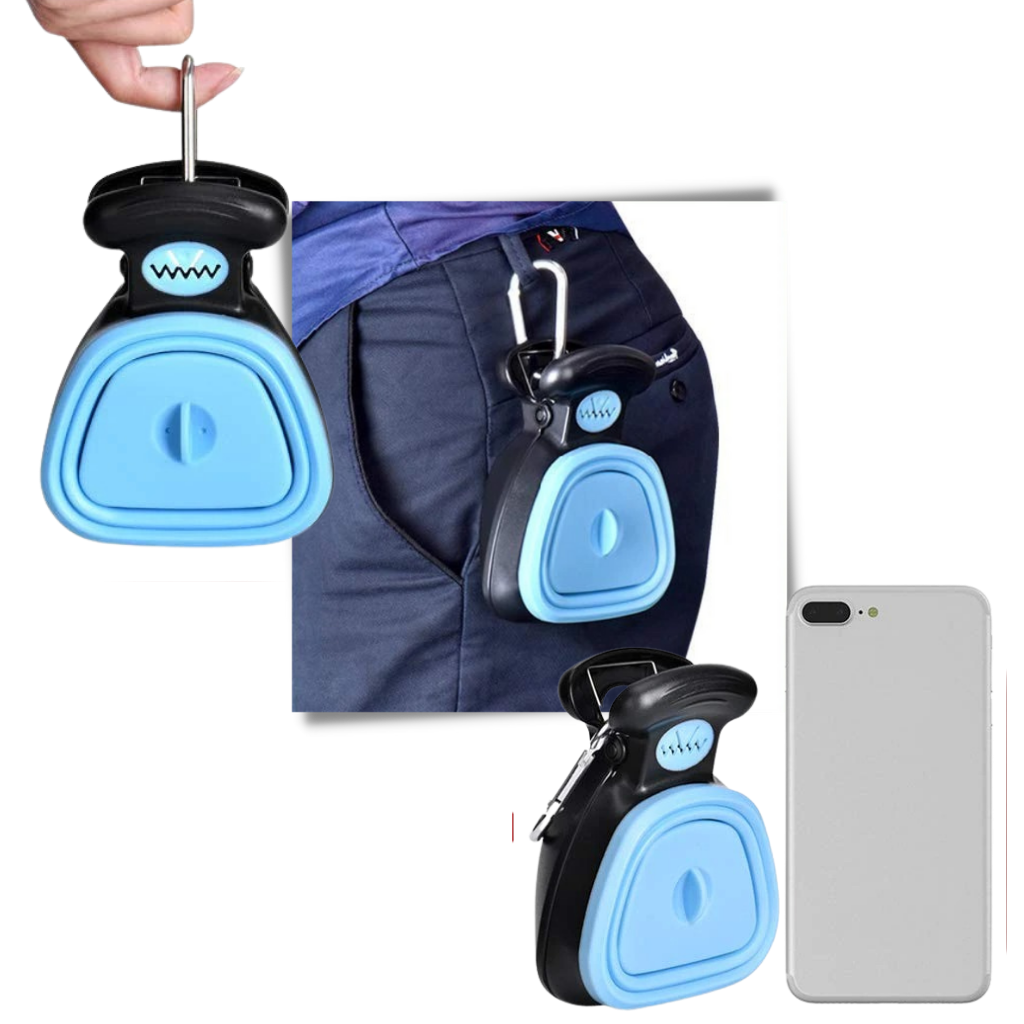 Zusammenklappbare Hundekotschaufel mit Beutelspender - Ozerty