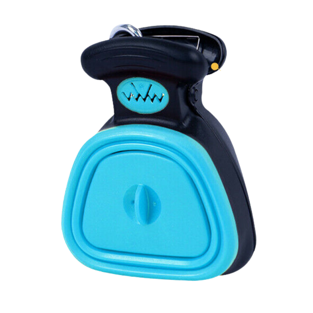 Zusammenklappbare Hundekotschaufel mit Beutelspender - Ozerty