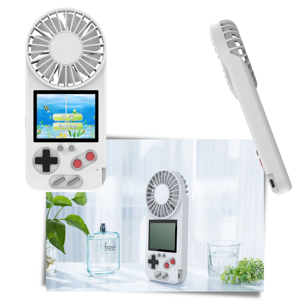 Handgehaltene Multi-Game-Konsole mit Ventilator - Ozerty