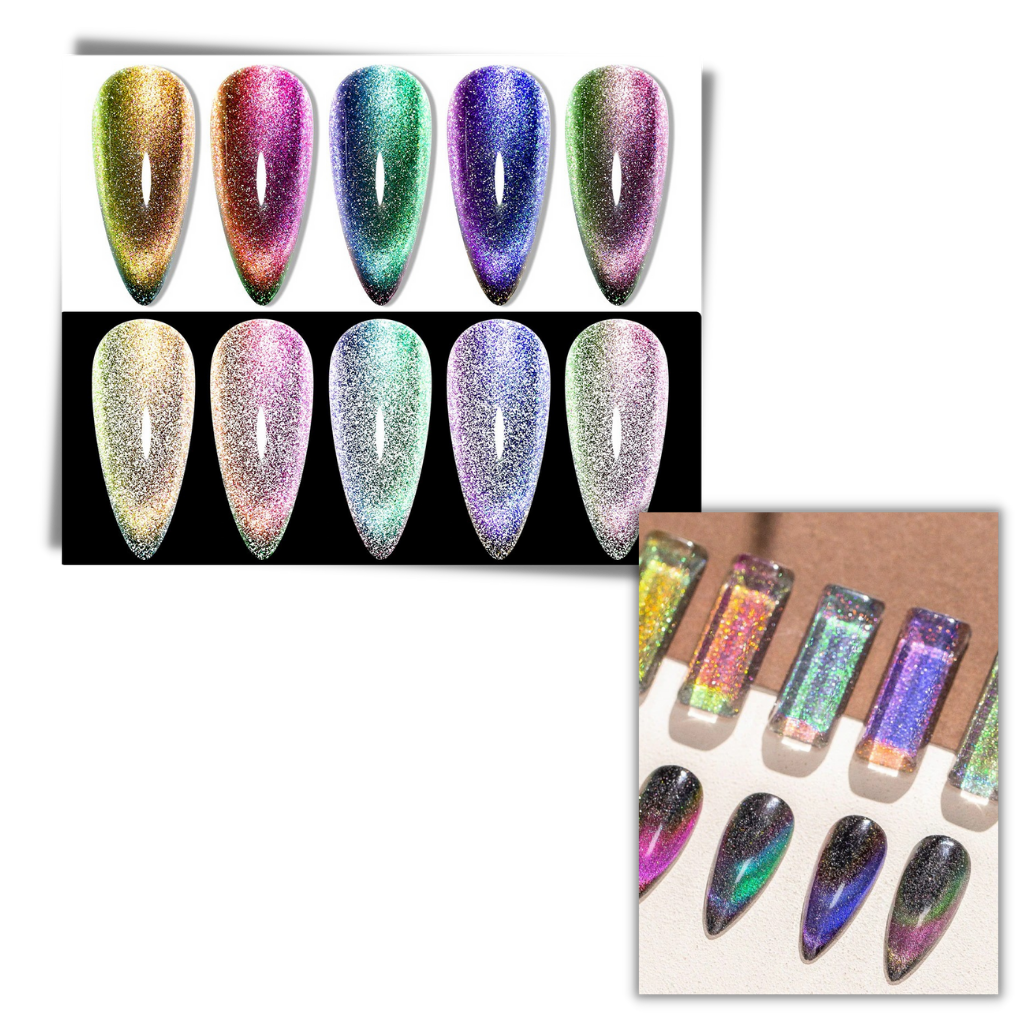 Galaxie Leuchtender Nagellack Kit - Ozerty