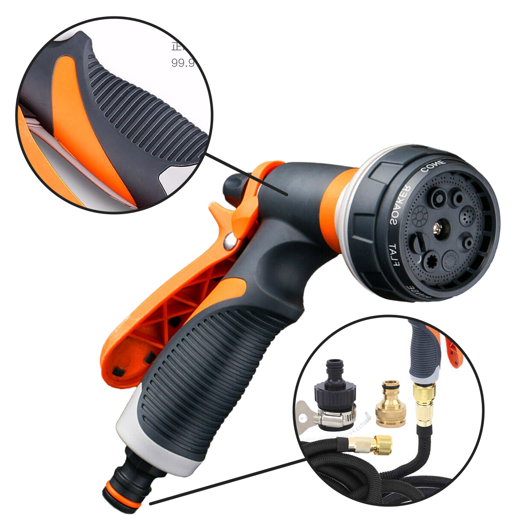 Gartenschlauch-Spritzpistole 8 Muster - Ozerty