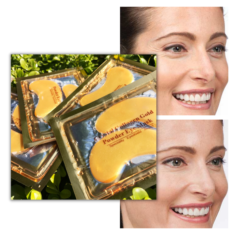24K Gold Kollagen Augenmaske (20 Paar) - Ozerty