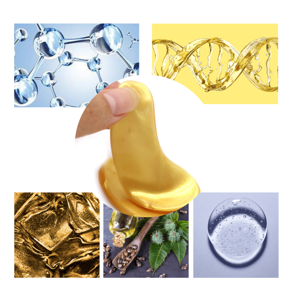 24K Gold Kollagen Augenmaske (20 Paar) - Ozerty